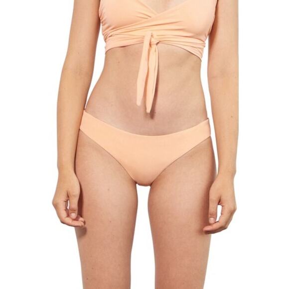 NWT Mara Hoffman Zoa Hipster Bikini Bottom Pink Beach Surf Paddle Size M - Picture 1 of 5